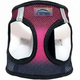 American River Choke Free Dog Harness Ombre Collection (Color: Sunset Pink, size: XX-Small)