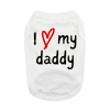 I Love My Daddy Dog Shirt