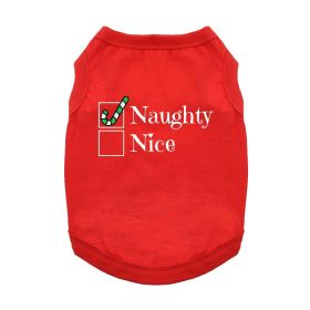 Naughty Dog Shirt (Color: Red, size: X-Small)