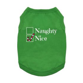 Nice Dog Shirt (Color: Green, size: X-Small)