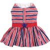 Patriotic Dog Dress with Matching Leash